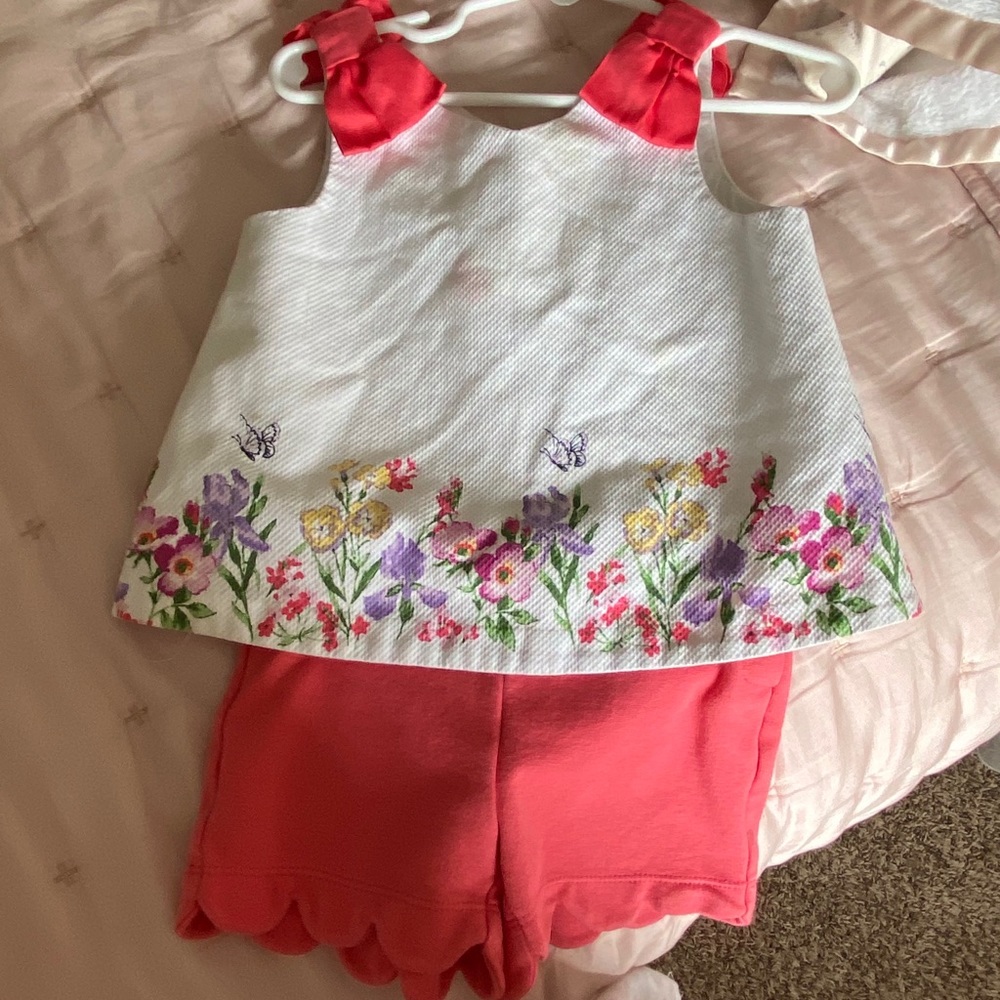 Blouse and Short Set